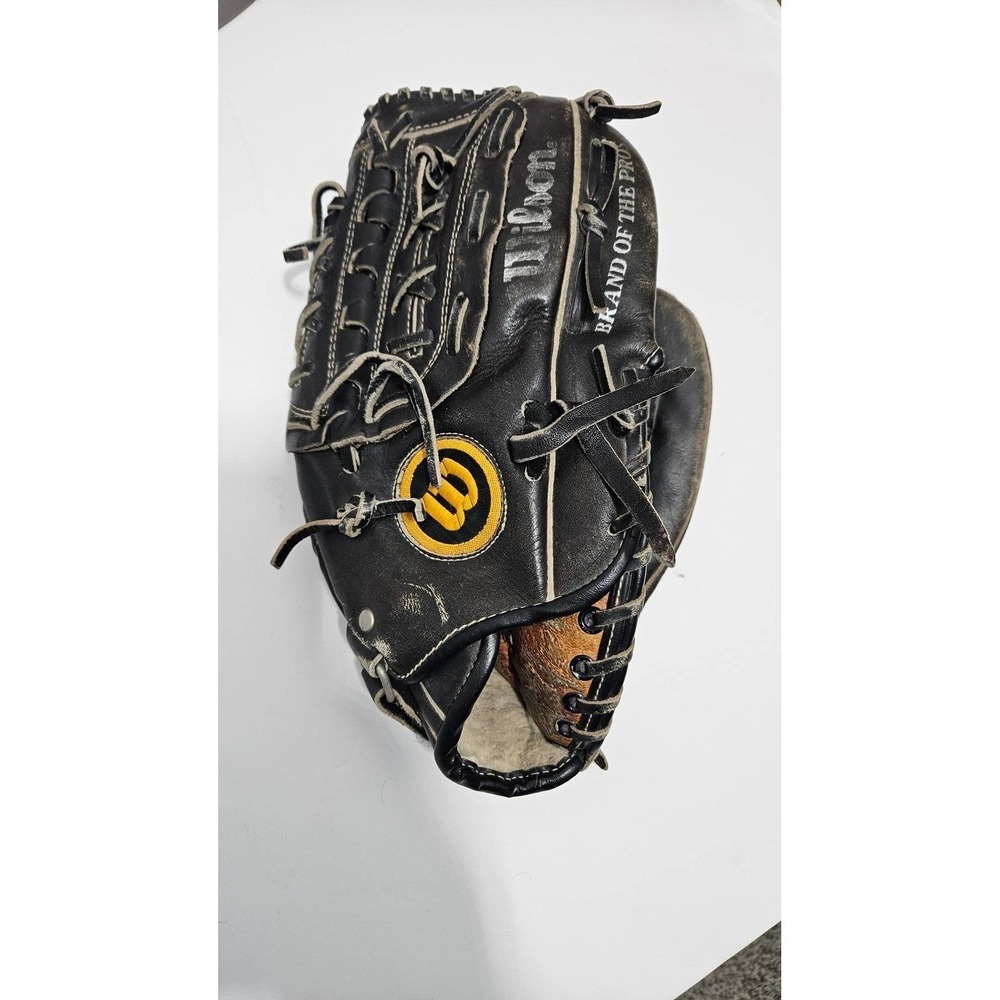 Wilson Split Glove Baseball Glove Black Leather TD Action